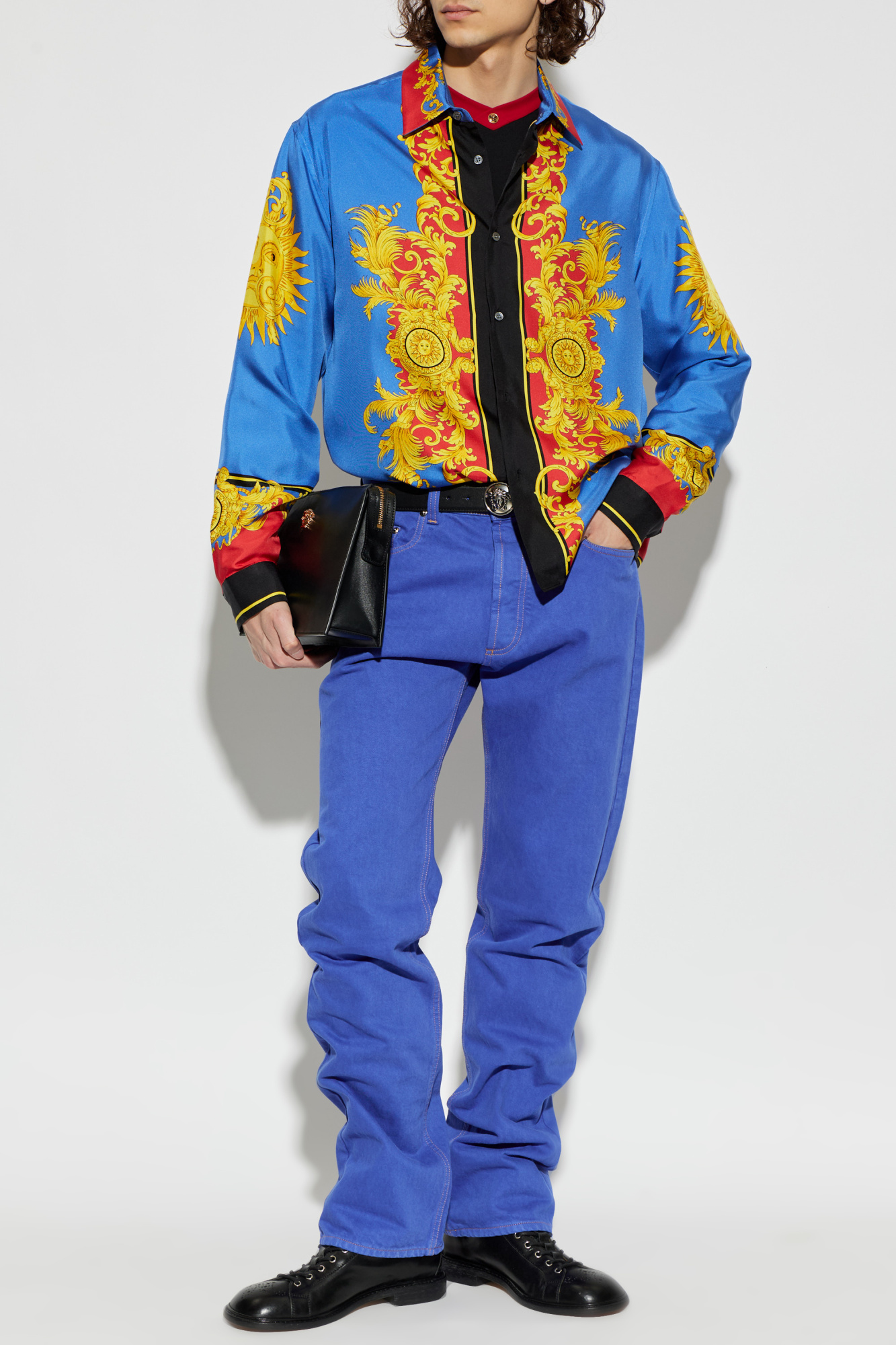 Multicolour Silk shirt with 